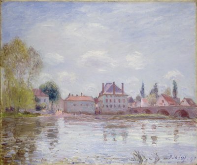 Die Brücke von Moret-sur-Loing, 1890 von Alfred Sisley